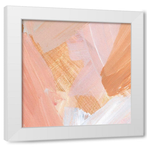 Pink Vanilla IV White Modern Wood Framed Art Print by Warren, Annie