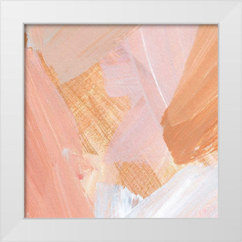 Pink Vanilla IV White Modern Wood Framed Art Print by Warren, Annie