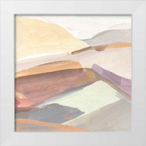 Canyon Rim I White Modern Wood Framed Art Print by Warren, Annie