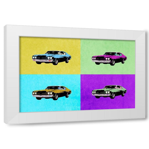 Pop Art Classics II White Modern Wood Framed Art Print by Warren, Annie