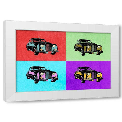 Pop Art Classics IV White Modern Wood Framed Art Print by Warren, Annie