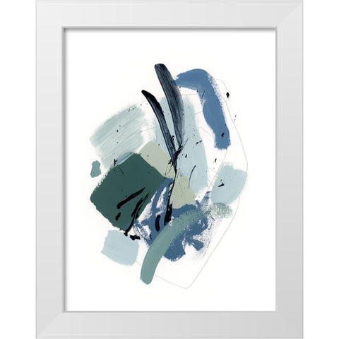 Spruce Nest II White Modern Wood Framed Art Print by Barnes, Victoria