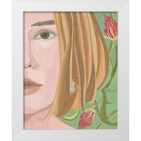 Morning Portrait I White Modern Wood Framed Art Print by Wang, Melissa