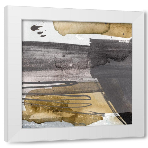 Great Plains II White Modern Wood Framed Art Print by Warren, Annie