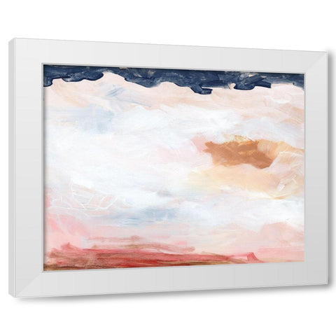Dusk Clouds II White Modern Wood Framed Art Print by Parker, Jennifer Paxton