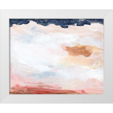Dusk Clouds II White Modern Wood Framed Art Print by Parker, Jennifer Paxton