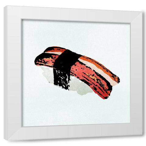 Sushi Style II White Modern Wood Framed Art Print by Warren, Annie