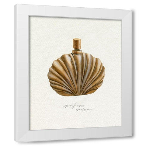 Gilded Toiletries II White Modern Wood Framed Art Print by Popp, Grace