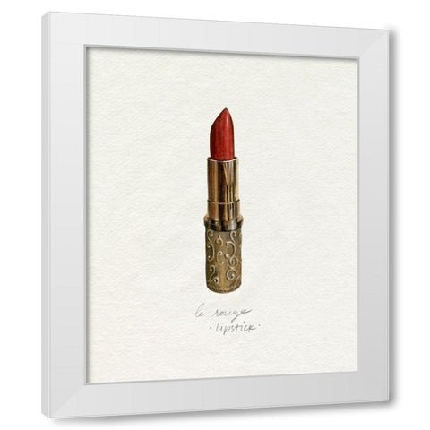 Gilded Toiletries III White Modern Wood Framed Art Print by Popp, Grace