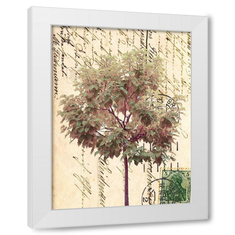 In Good Spirits I White Modern Wood Framed Art Print by Saunders, Alonzo