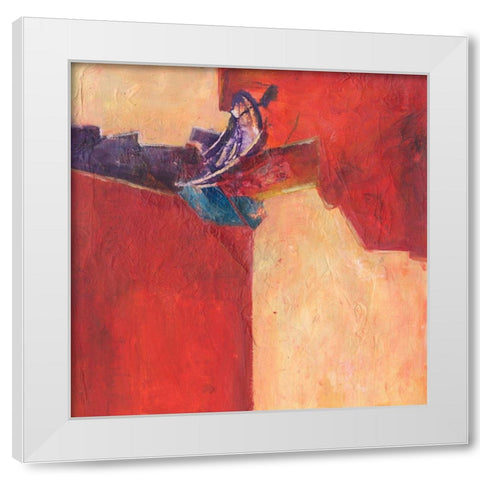 Native America II White Modern Wood Framed Art Print by Combs, Joyce