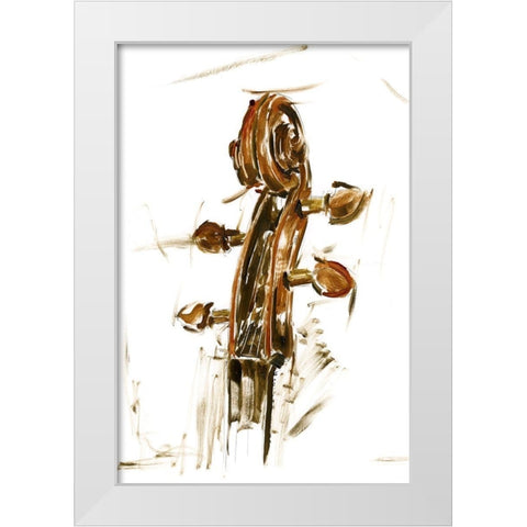 Instrumental III White Modern Wood Framed Art Print by Harper, Ethan