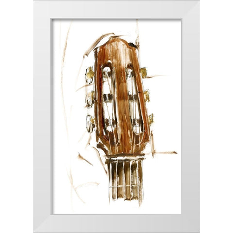 Instrumental IV White Modern Wood Framed Art Print by Harper, Ethan