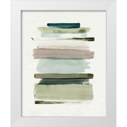 Grass Stains I White Modern Wood Framed Art Print by Popp, Grace
