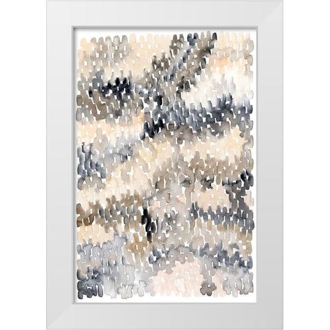 Pebble Beach I White Modern Wood Framed Art Print by Popp, Grace
