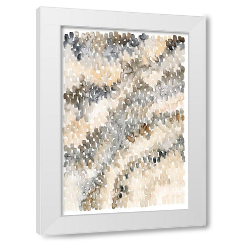 Pebble Beach II White Modern Wood Framed Art Print by Popp, Grace