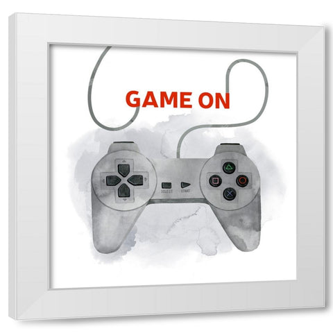 Game On II White Modern Wood Framed Art Print by Popp, Grace