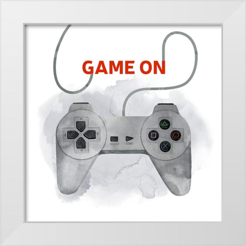 Game On II White Modern Wood Framed Art Print by Popp, Grace