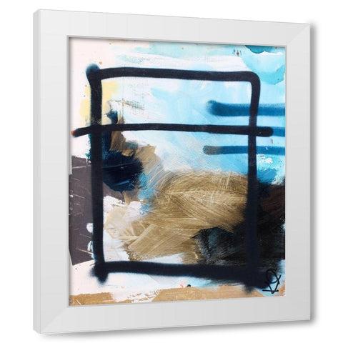 There Is No Box I White Modern Wood Framed Art Print by Youngstrom, Kent