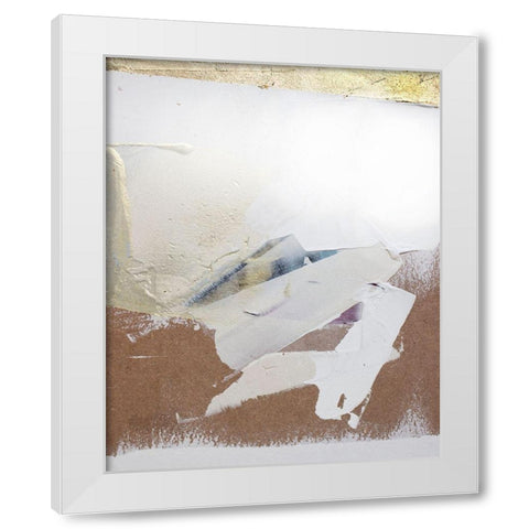 Gold Divided I White Modern Wood Framed Art Print by Youngstrom, Kent