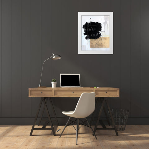 Beacon of Light V White Modern Wood Framed Art Print by Youngstrom, Kent