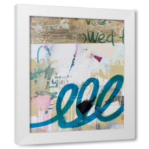 Never Fails IV White Modern Wood Framed Art Print by Youngstrom, Kent