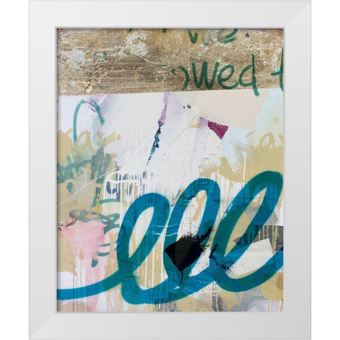 Never Fails IV White Modern Wood Framed Art Print by Youngstrom, Kent