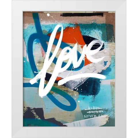 Never Fails V White Modern Wood Framed Art Print by Youngstrom, Kent