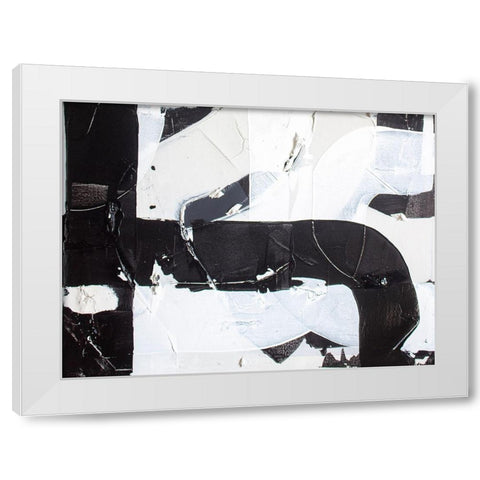 Racetrack Diptych II White Modern Wood Framed Art Print by Youngstrom, Kent