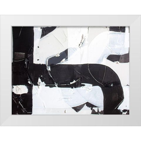 Racetrack Diptych II White Modern Wood Framed Art Print by Youngstrom, Kent