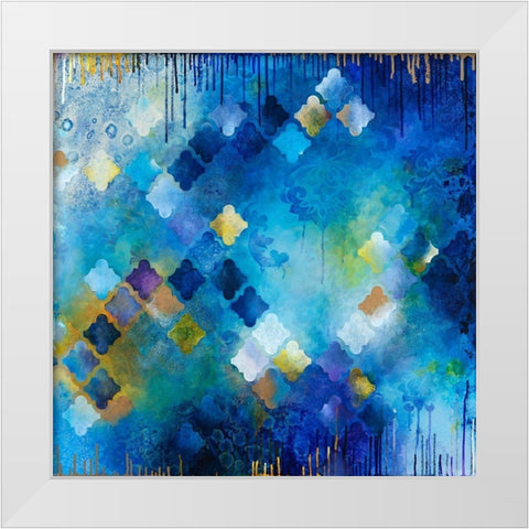Comely + Courtly II White Modern Wood Framed Art Print by Robinson, Heather