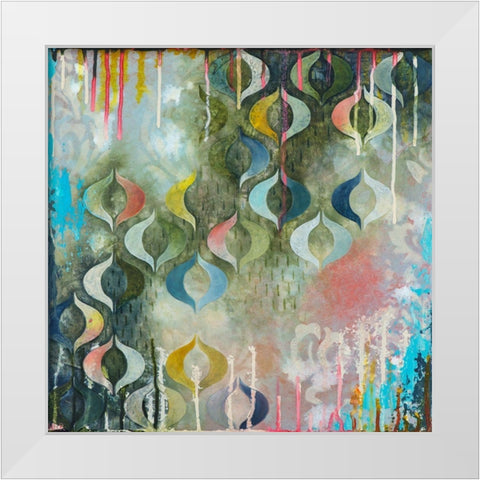 Diffident + Patient II White Modern Wood Framed Art Print by Robinson, Heather