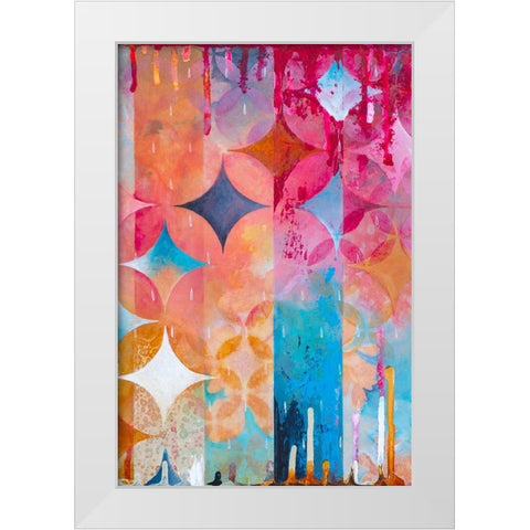 Atmospheric Geo II White Modern Wood Framed Art Print by Robinson, Heather