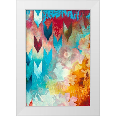 Dewy II White Modern Wood Framed Art Print by Robinson, Heather
