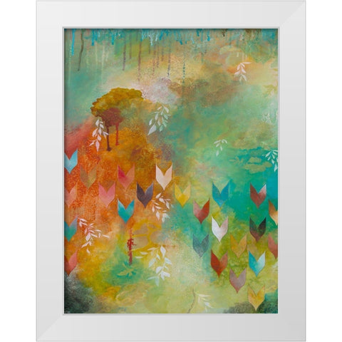Fervently I White Modern Wood Framed Art Print by Robinson, Heather