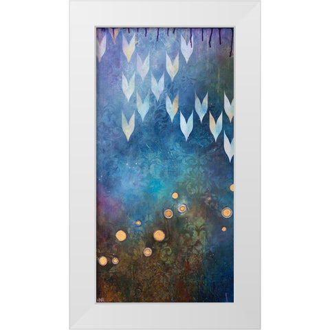 My Constellation I White Modern Wood Framed Art Print by Robinson, Heather