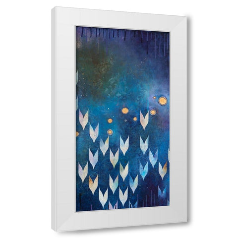 My Constellation II White Modern Wood Framed Art Print by Robinson, Heather