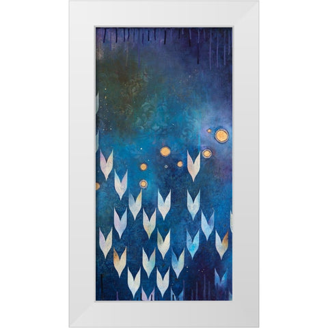 My Constellation II White Modern Wood Framed Art Print by Robinson, Heather