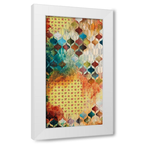 Nostalgic Geo I White Modern Wood Framed Art Print by Robinson, Heather