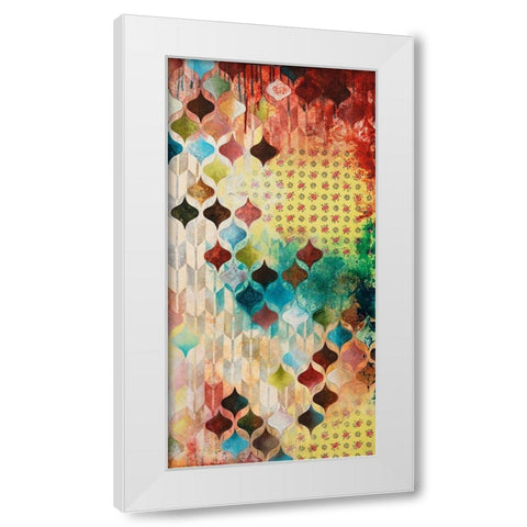 Nostalgic Geo II White Modern Wood Framed Art Print by Robinson, Heather