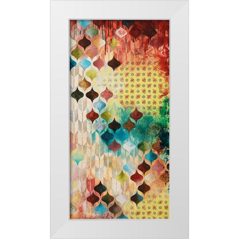 Nostalgic Geo II White Modern Wood Framed Art Print by Robinson, Heather