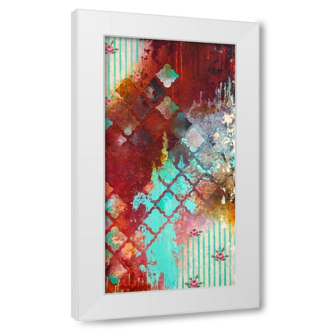 Sentimental II White Modern Wood Framed Art Print by Robinson, Heather
