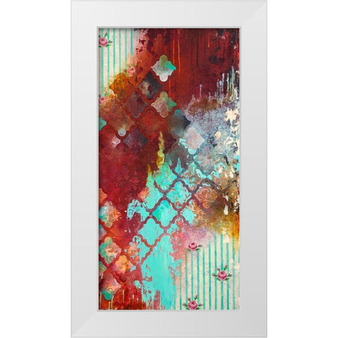 Sentimental II White Modern Wood Framed Art Print by Robinson, Heather