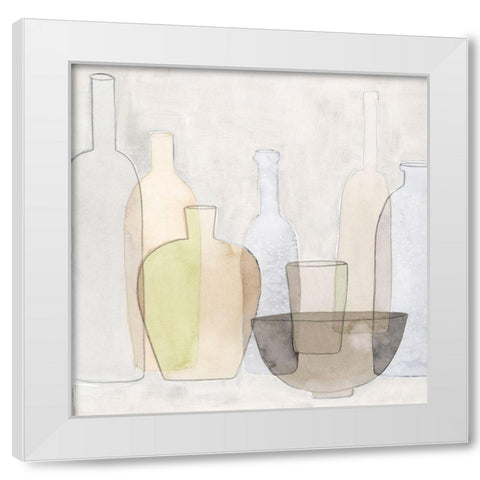 Found II White Modern Wood Framed Art Print by Popp, Grace