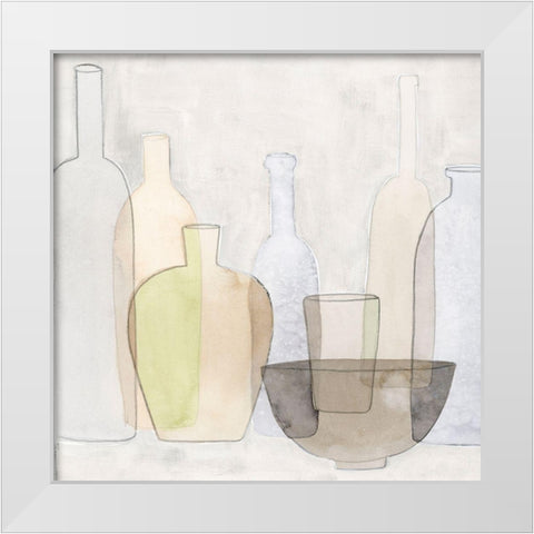 Found II White Modern Wood Framed Art Print by Popp, Grace