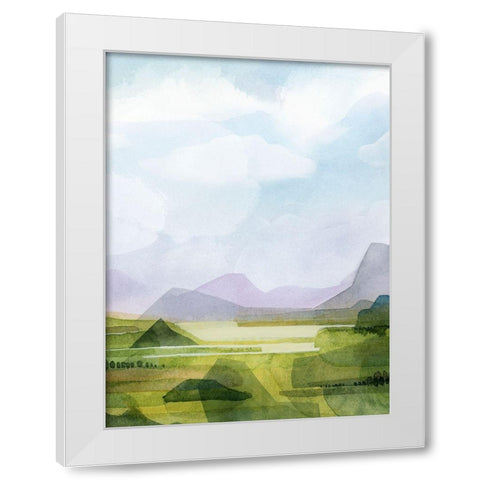 Verdant Vale II White Modern Wood Framed Art Print by Popp, Grace