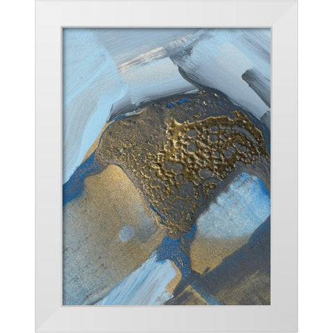 Mesmerize II White Modern Wood Framed Art Print by Arbel, Lori