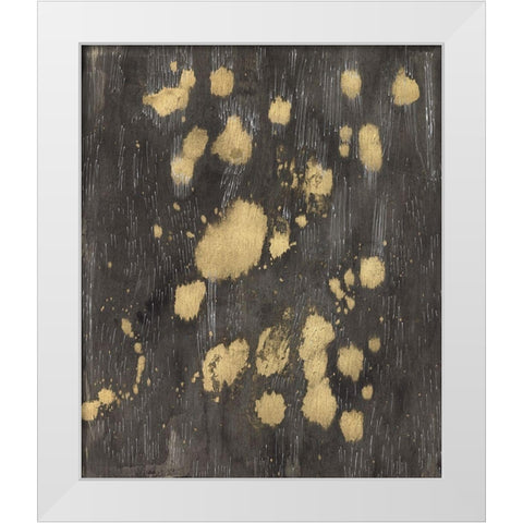 Celestial Downpour White Modern Wood Framed Art Print by Arbel, Lori