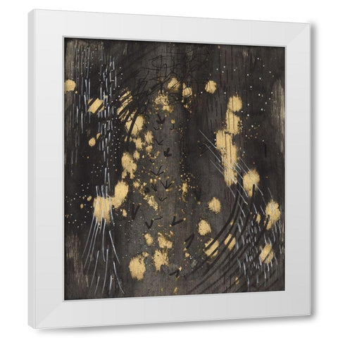 Cosmic Footprints White Modern Wood Framed Art Print by Arbel, Lori