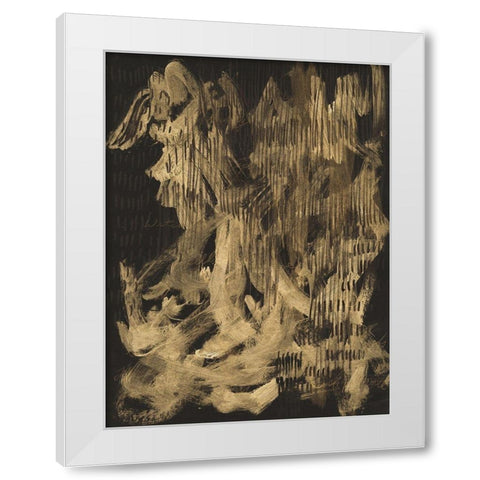 Witchery White Modern Wood Framed Art Print by Arbel, Lori